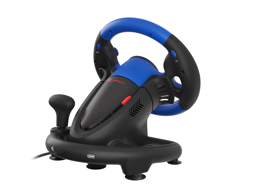 Genesis NGK-1566 Seaborg 350 PC/PS3/PS4/Xbox One/Xbox 360/Nintendo Switch fekete-kék kormány