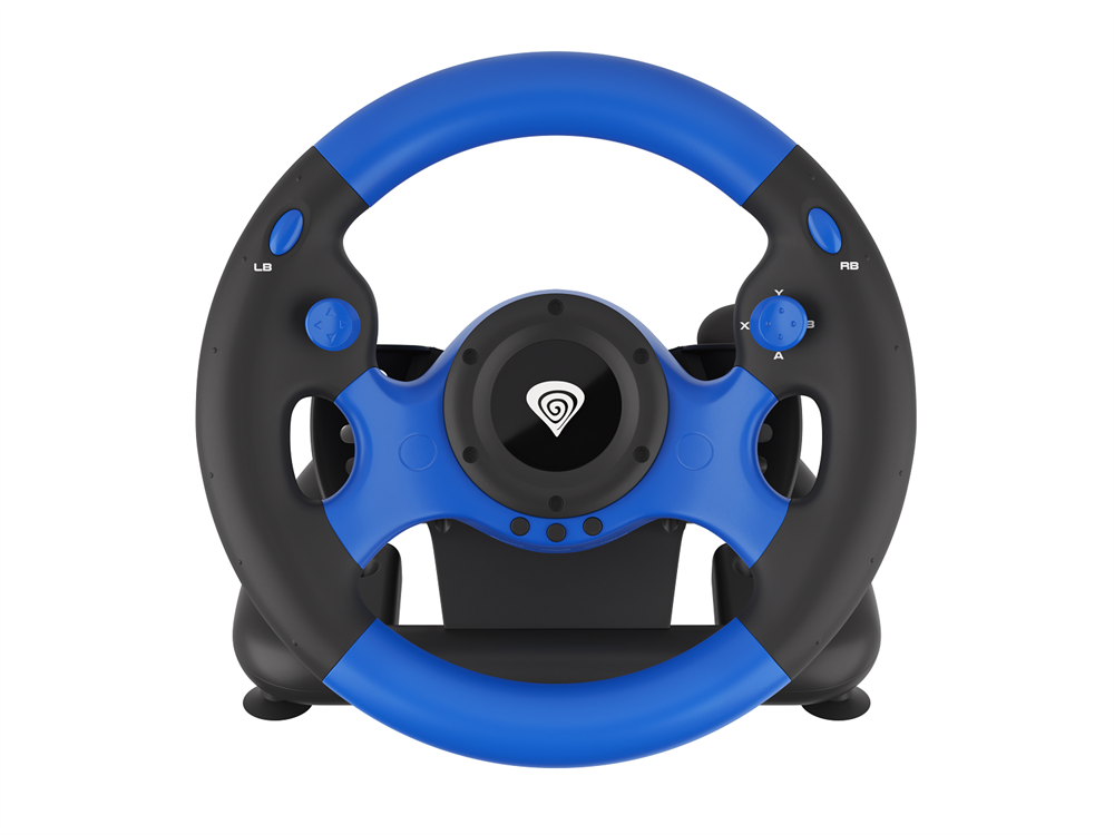 Genesis NGK-1566 Seaborg 350 PC/PS3/PS4/Xbox One/Xbox 360/Nintendo Switch fekete-kék kormány