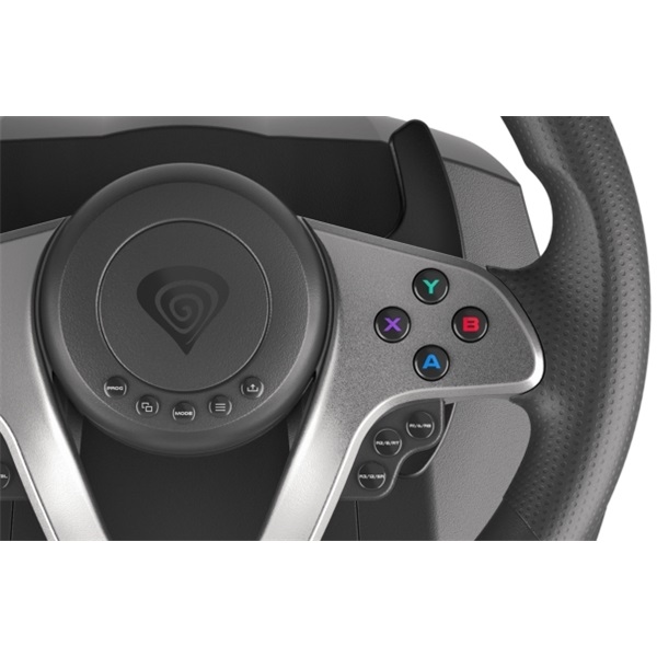 Genesis NGK-1567 Seaborg 400 PC/PS3/PS4/Xbox One/Xbox 360/Nintendo Switchl fekete kormány