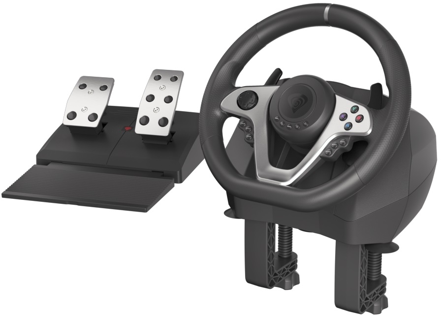 Genesis NGK-1567 Seaborg 400 PC/PS3/PS4/Xbox One/Xbox 360/Nintendo Switchl fekete kormány