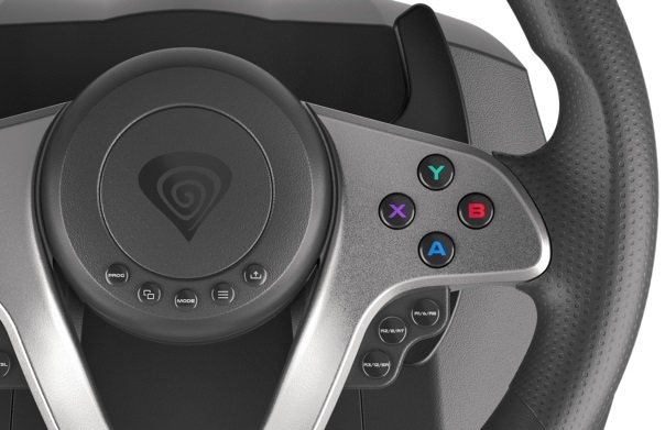 Genesis NGK-1567 Seaborg 400 PC/PS3/PS4/Xbox One/Xbox 360/Nintendo Switchl fekete kormány