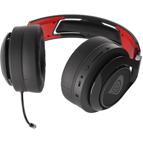 Genesis NSG-1673 Selen 400 vezeték nélküli fekete gamer headset