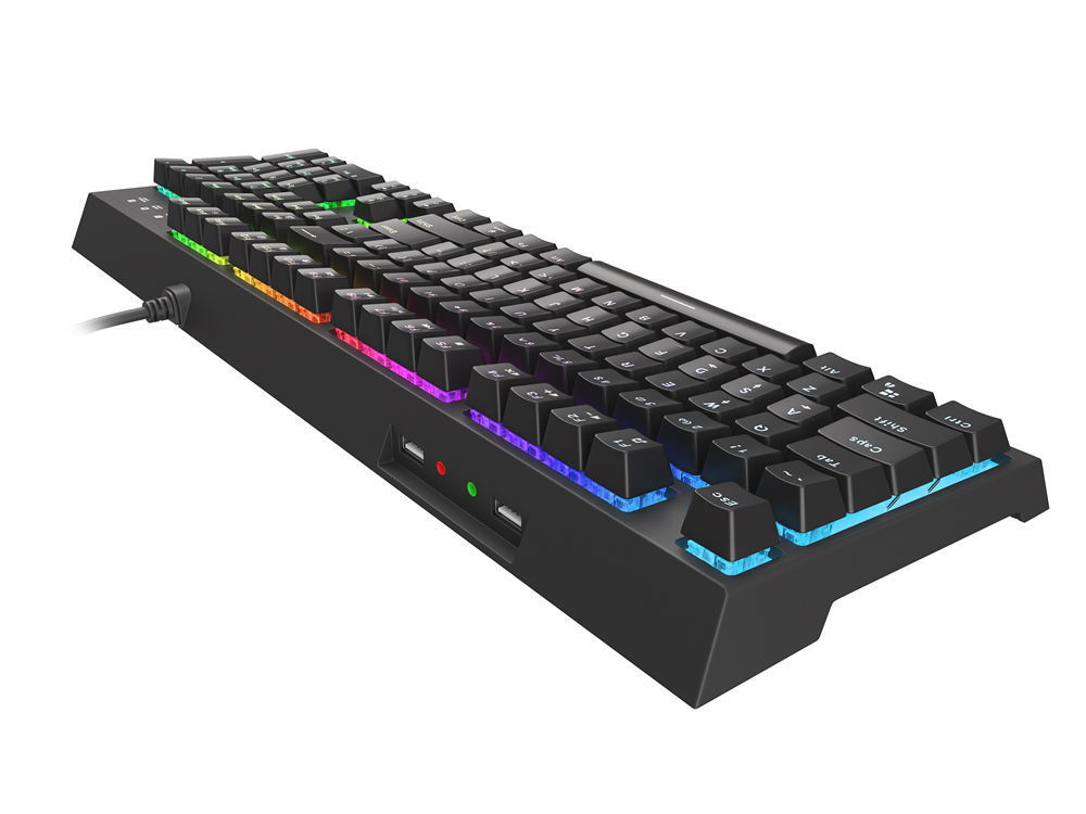 Genesis NKG-1645 Thor 210 RGB Gamer billentyuzet, US kiosztás