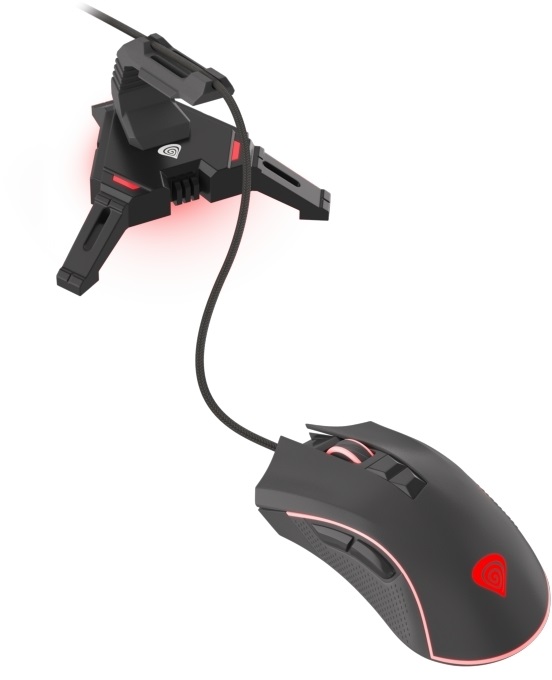 Genesis NBU-1441 Vanad 300 USB-s fekete gamer egérkábeltartó