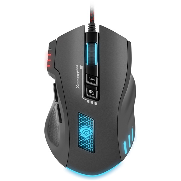 Genesis NMG-0880 Xenon 200 3200dpi fekete gamer egér