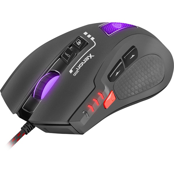 Genesis NMG-0880 Xenon 200 3200dpi fekete gamer egér