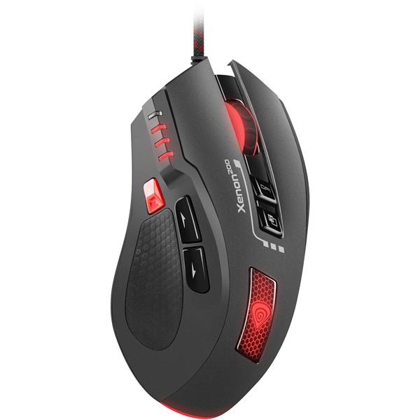 Genesis NMG-0880 Xenon 200 3200dpi fekete gamer egér