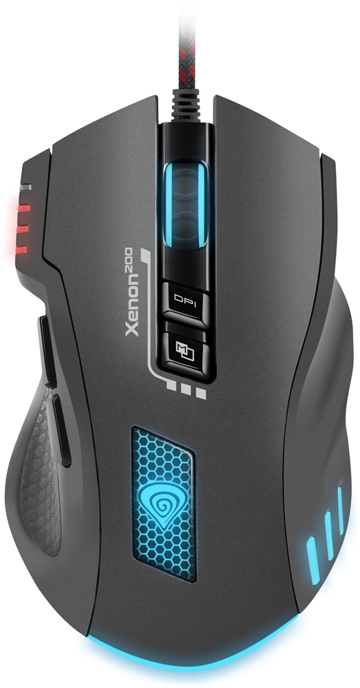 Genesis NMG-0880 Xenon 200 3200dpi fekete gamer egér