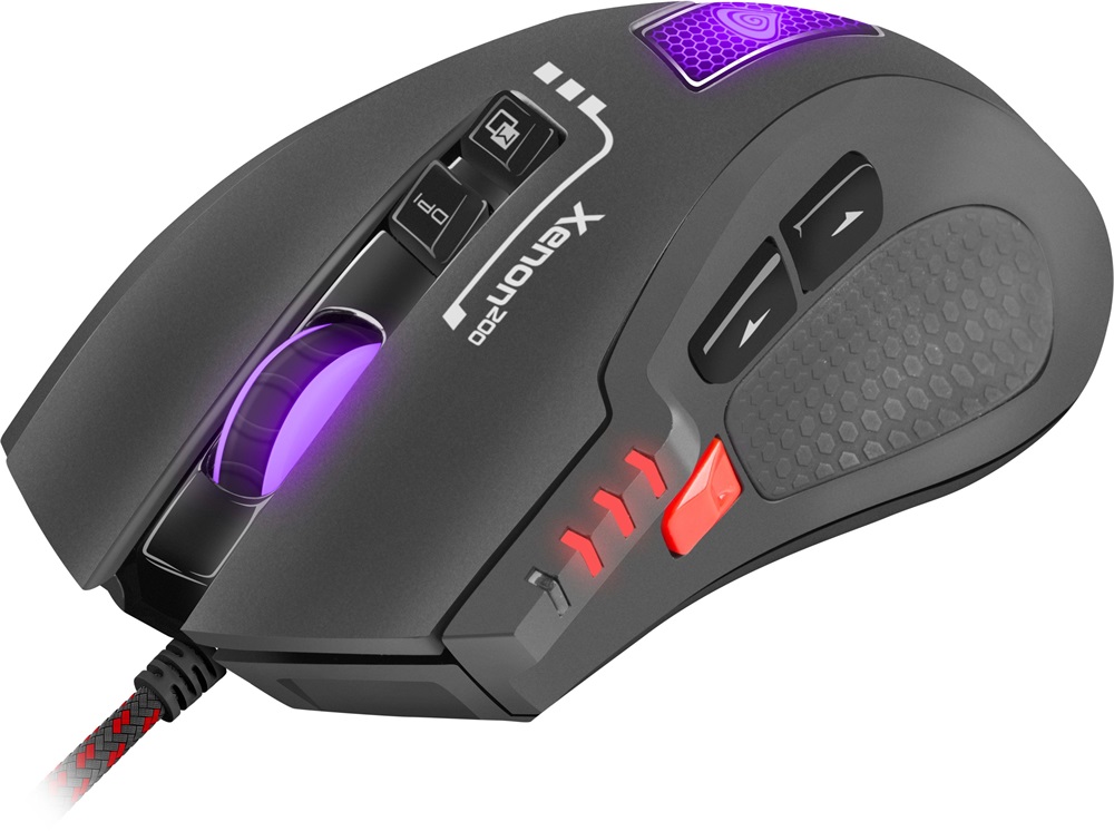 Genesis NMG-0880 Xenon 200 3200dpi fekete gamer egér