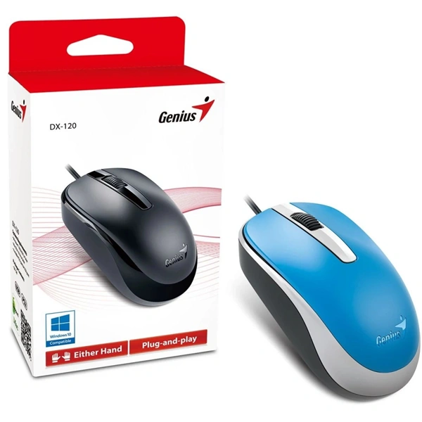 Genius DX-120 USB kék egér