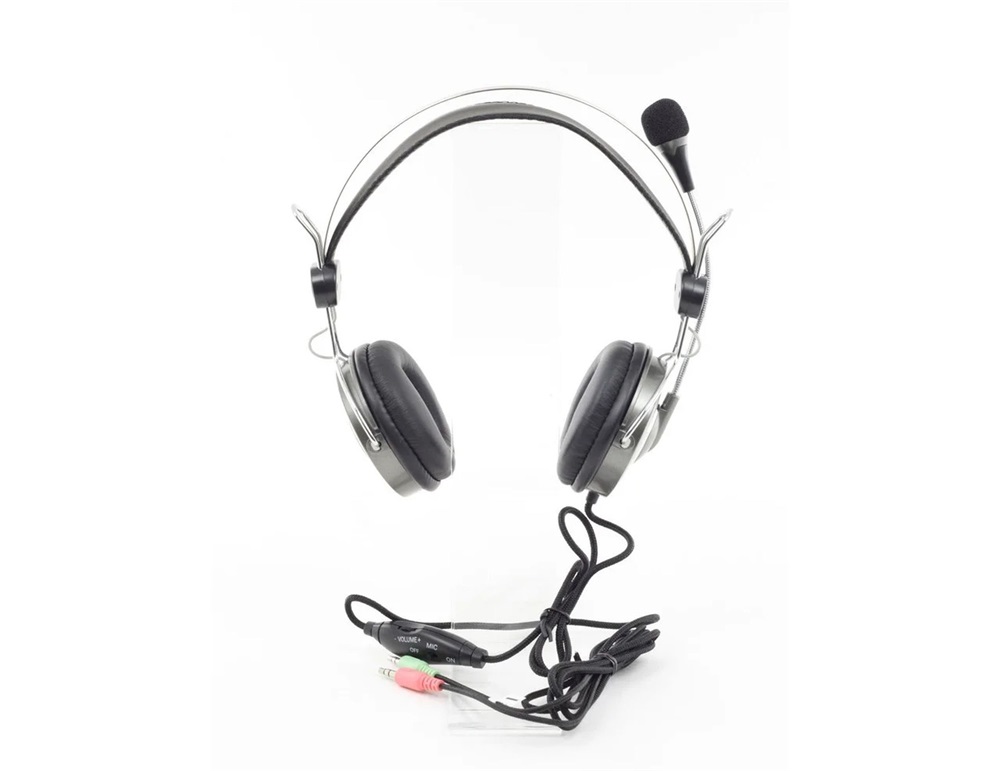 Genius HS-04SU jack mikrofonos PC ezüst headset