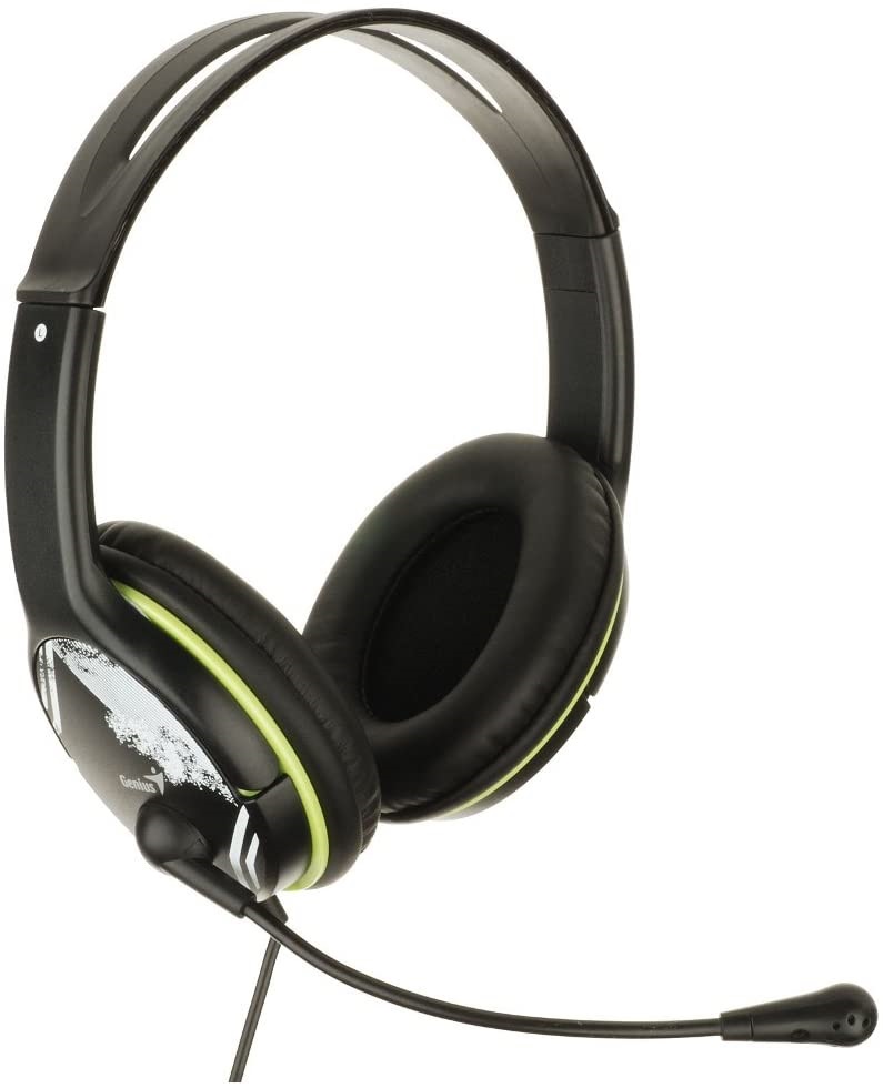 Genius HS-400A single jack mikrofonos PC zöld headset
