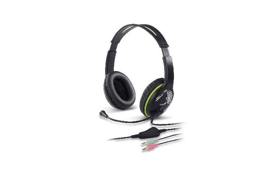 Genius HS-M400A fekete-zöld headset