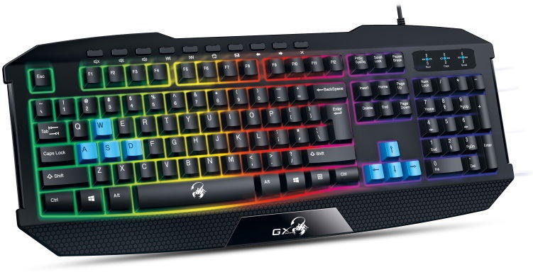 Genius Scorpion K215 Illuminated HUN USB fekete billentyűzet