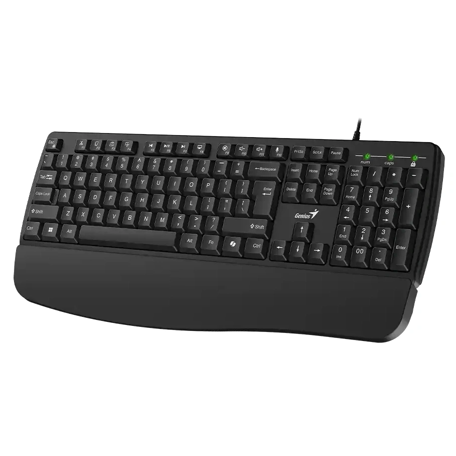 Genius KB-123 HUN fekete billentyűzet