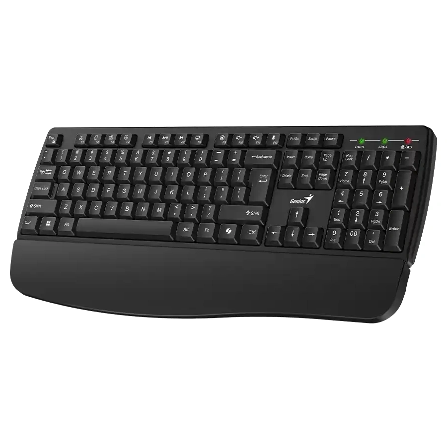 Genius KB-7123 HUN vezeték nélküli fekete billentyűzet