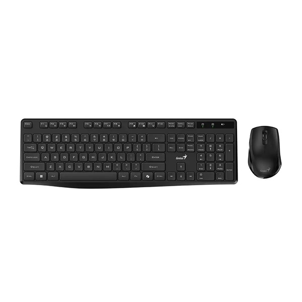 Genius KM-8206S Magyar vezeték nélküli csendes desktop szett Copilot billentyűzettel és egérrel