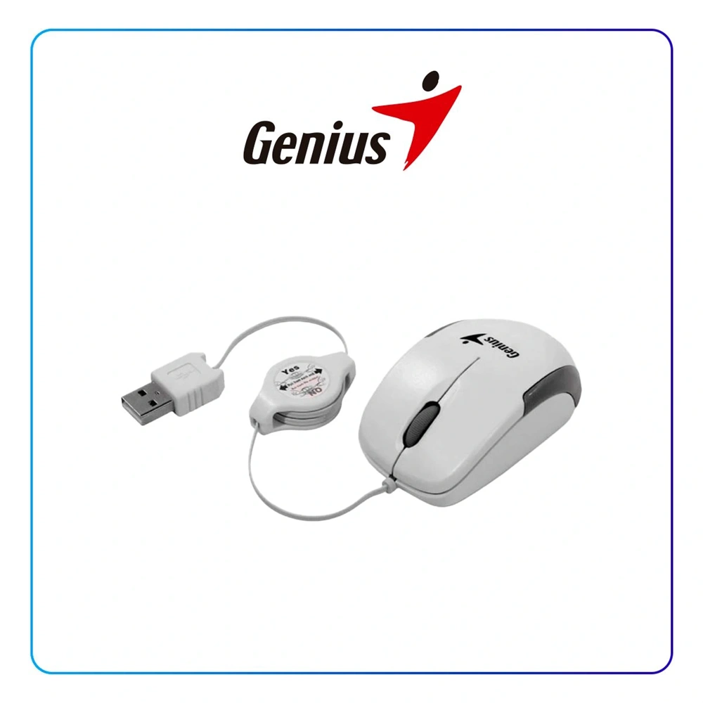 Genius MicroTraveler v2 USB fehér notebook egér