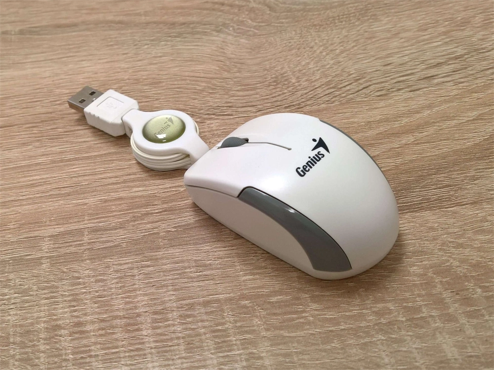 Genius MicroTraveler v2 USB fehér notebook egér