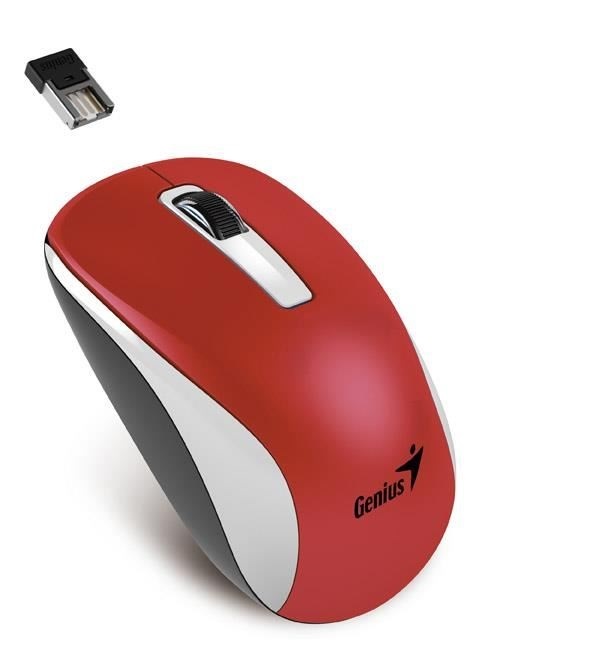 Genius NX-7010 BlueEye vezeték nélküli fehér-piros egér