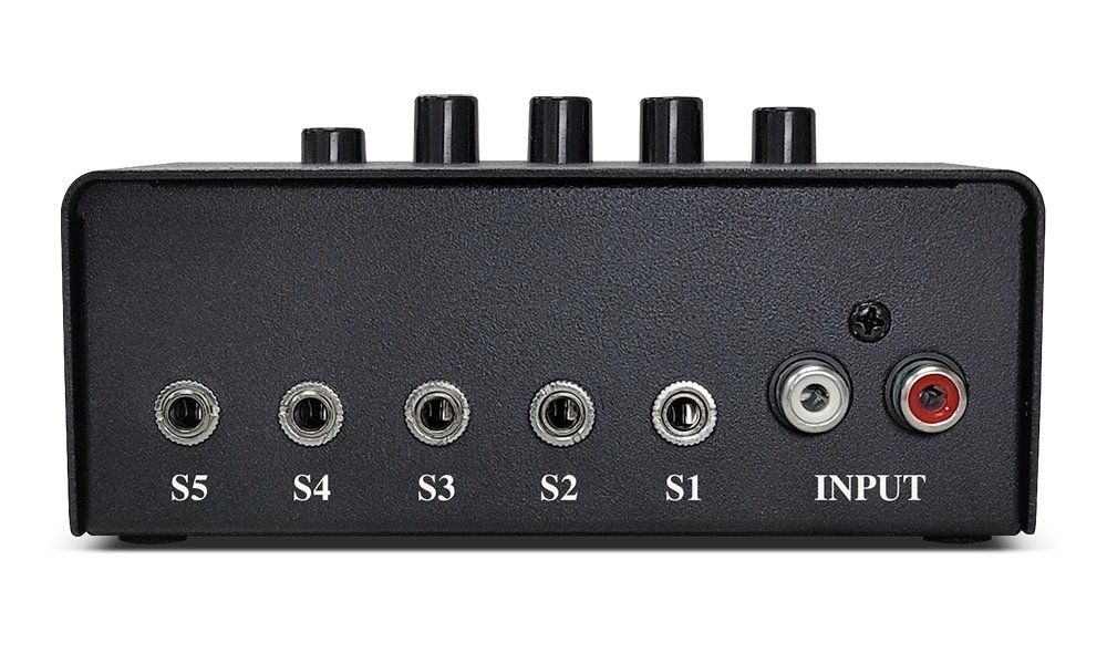 Genius RS2 5 portos fekete audio switch
