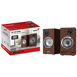 Genius SP-HF500B 2.0 16W fa hangszóró (Újszerű)