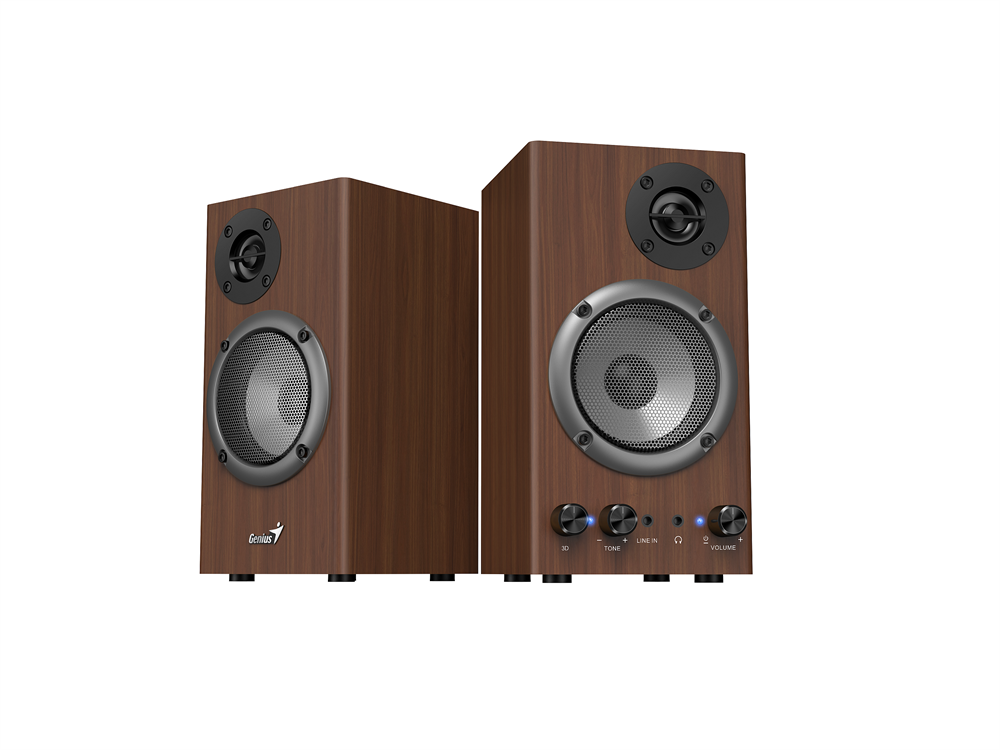 Genius SP-HF500B 2.0 16W fa hangszóró (Újszerű)