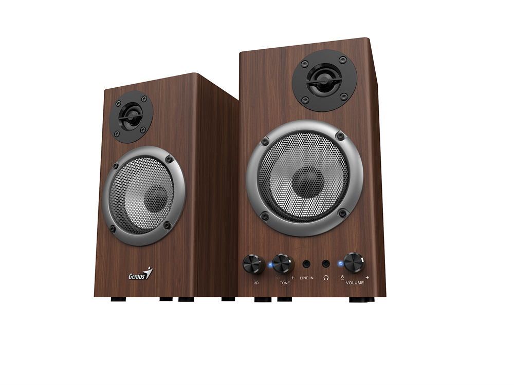 Genius SP-HF500B 2.0 16W fa hangszóró (Újszerű)