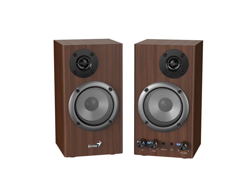 Genius SP-HF500B 2.0 16W fa hangszóró (Újszerű)