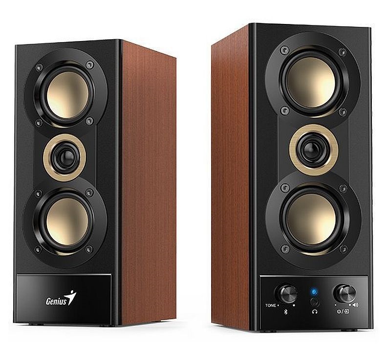 Genius SP-HF800BT 2.0 fa Bluetooth hangszóró pár