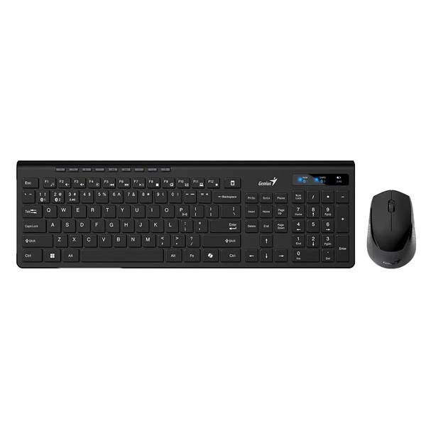 Genius SlimStar 8230 Magyar vezeték nélküli BT + 2.4G szett Copilot billentyűzettel és csendes egérrel