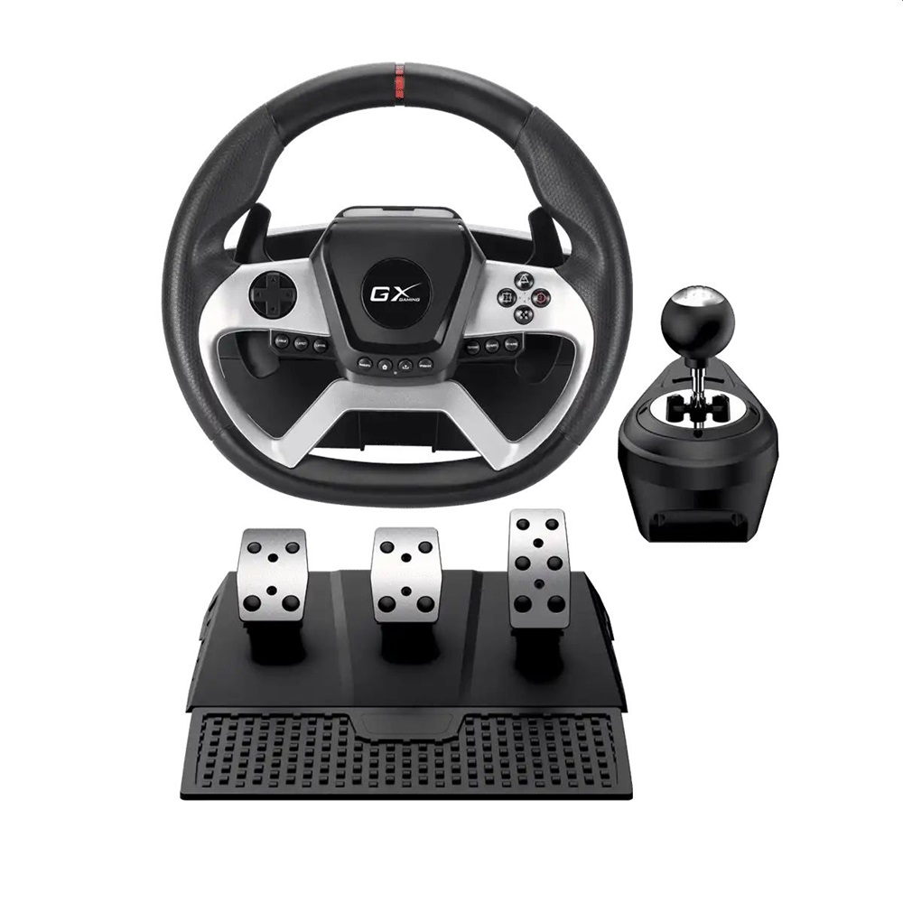 Genius SpeedMaster X5 FF PC/Xbox One/PS4 fekete kormány + pedál + váltó
