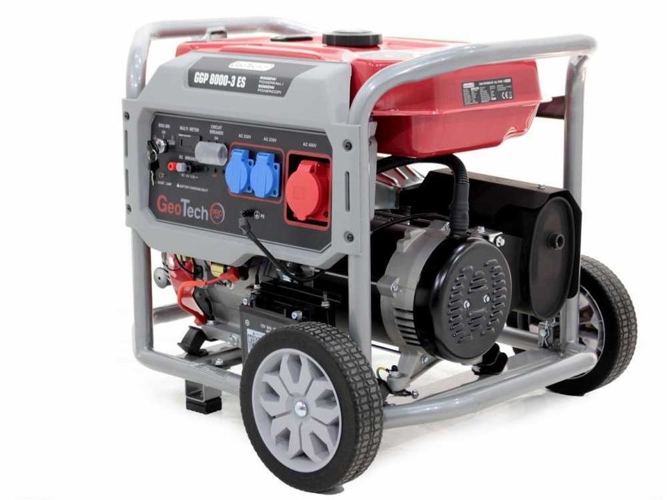 GeoTech GGP8000-3 AVR, 8kVA, háromfázis benzines áramfejlesztő