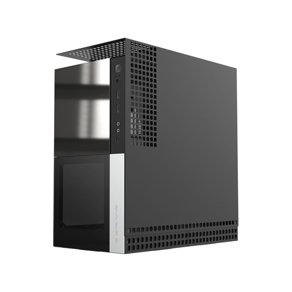 Geometric Future Model 4 Caliburn táp nélküli ablakos Mid Tower számítógépház fekete