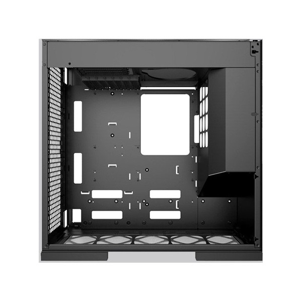 Geometric Future Model 8 Dharma táp nélküli ablakos Mid Tower számítógépház fekete-arany