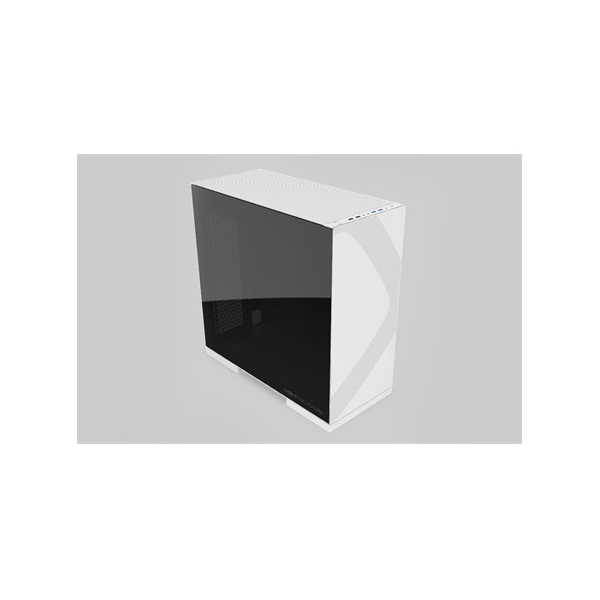 Geometric Future Model 8 Lohan táp nélküli ablakos Mid Tower számítógépház fehér