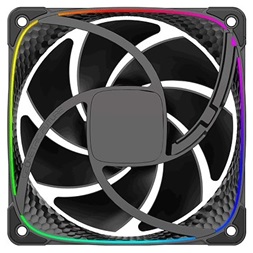 Geometric Future Squama 2503B Triple Pack  rendszerhűtő ventilátor fekete