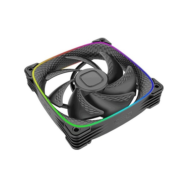 Geometric Future Squama 2503B Triple Pack  rendszerhűtő ventilátor fekete