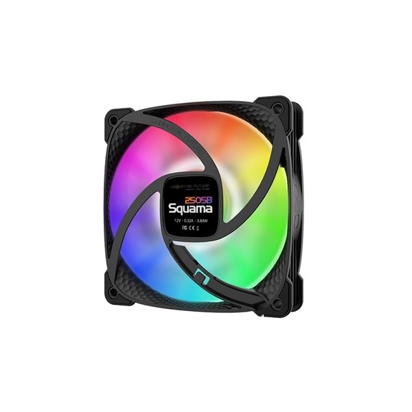 Geometric Future Squama 2505B Triple Pack rendszerhűtő ventilátor fekete