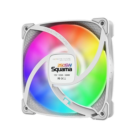 Geometric Future Squama 2505W rendszerhűtő ventilátor fehér