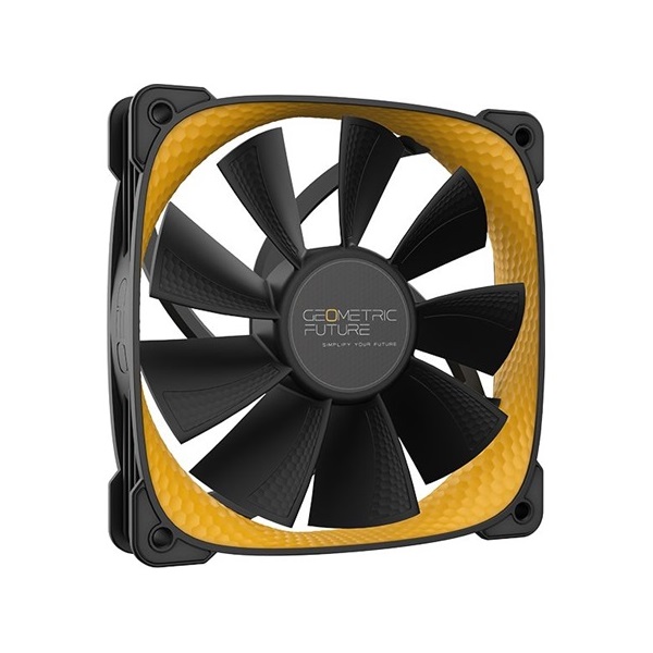 Geometric Future Squama 2505Y rendszerhűtő ventilátor fekete-sárga