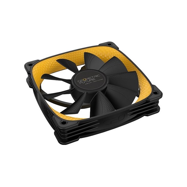 Geometric Future Squama 2505Y rendszerhűtő ventilátor fekete-sárga