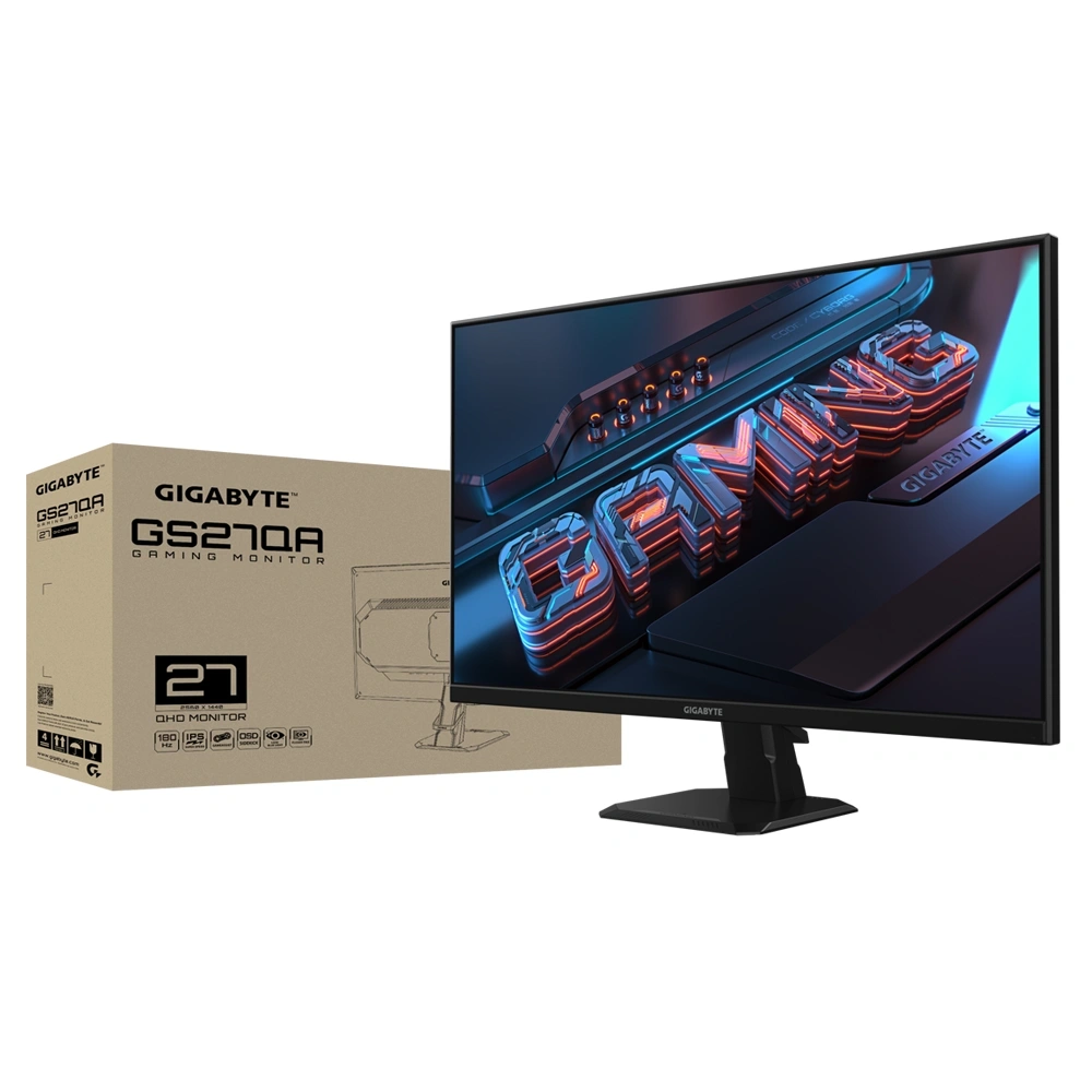 Gigabyte 27" GS27QA QHD IPS HDMI/DP monitor