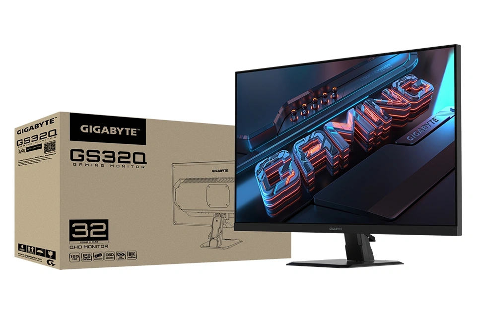 Gigabyte 31,5" GS32Q QHD IPS HDMI/DP LED monitor