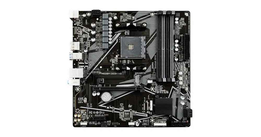 Gigabyte A520M DS3H AC AMD A520 AM4 mATX alaplap