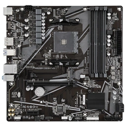 Gigabyte Alaplap - AMD A520M DS3H V2 AM4 (A520M, 4xDDR4 3200MHz, PCI-E, RAID, 4xSATA3, M.2, 6xUSB2.0, 6xUSB3.1)