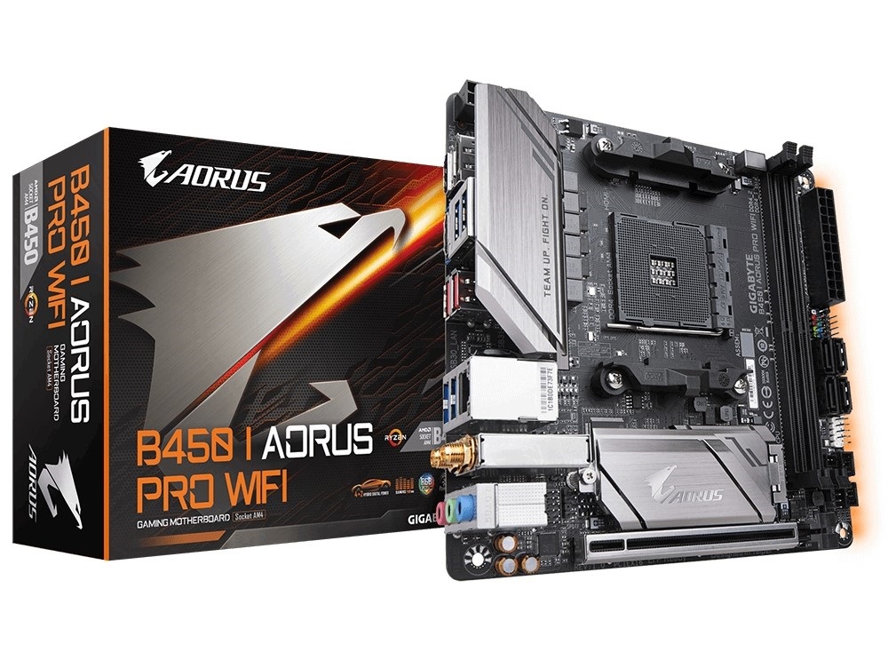 Gigabyte B450I-AORUS-PRO-WIFI AMD B450 SocketAM4 mini-ITX alaplap