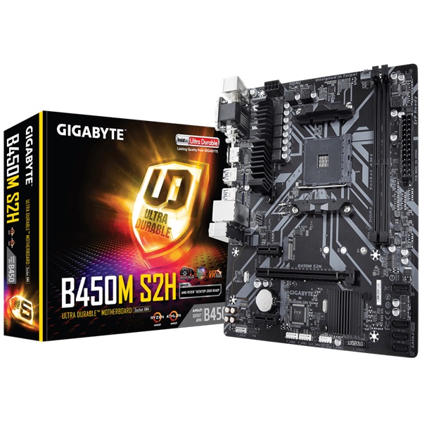 Gigabyte B450M-S2H AMD B450 SocketAM4 mATX alaplap