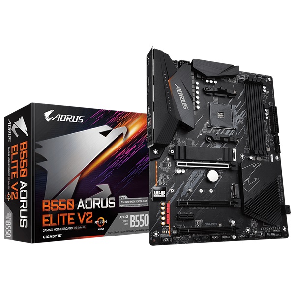 Gigabyte B550-AORUS-ELITE V2 AMD B550 SocketAM4 ATX alaplap