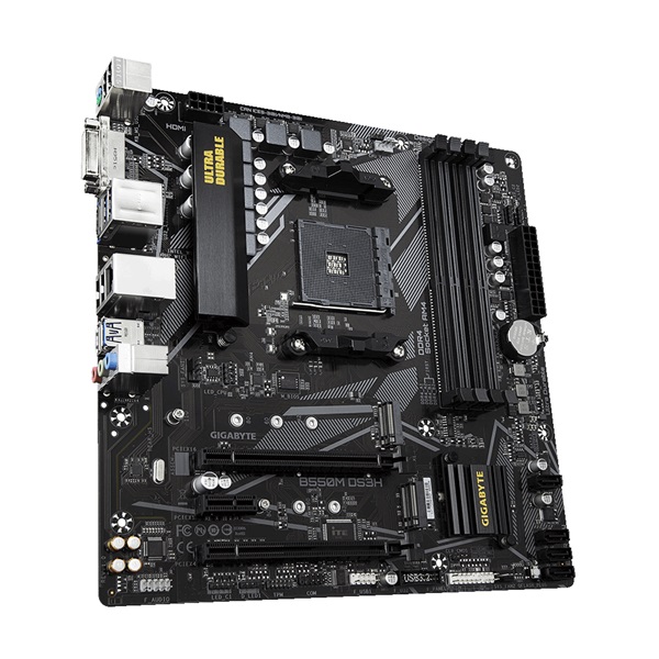 Gigabyte B550M-DS3H AMD B550 SocketAM4 mATX alaplap